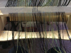 A Sleyed Reed on a 15" Cricket Loom