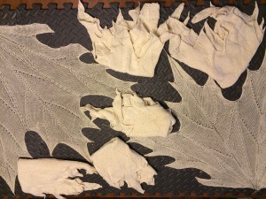 Seven Maple Leaf Shawls