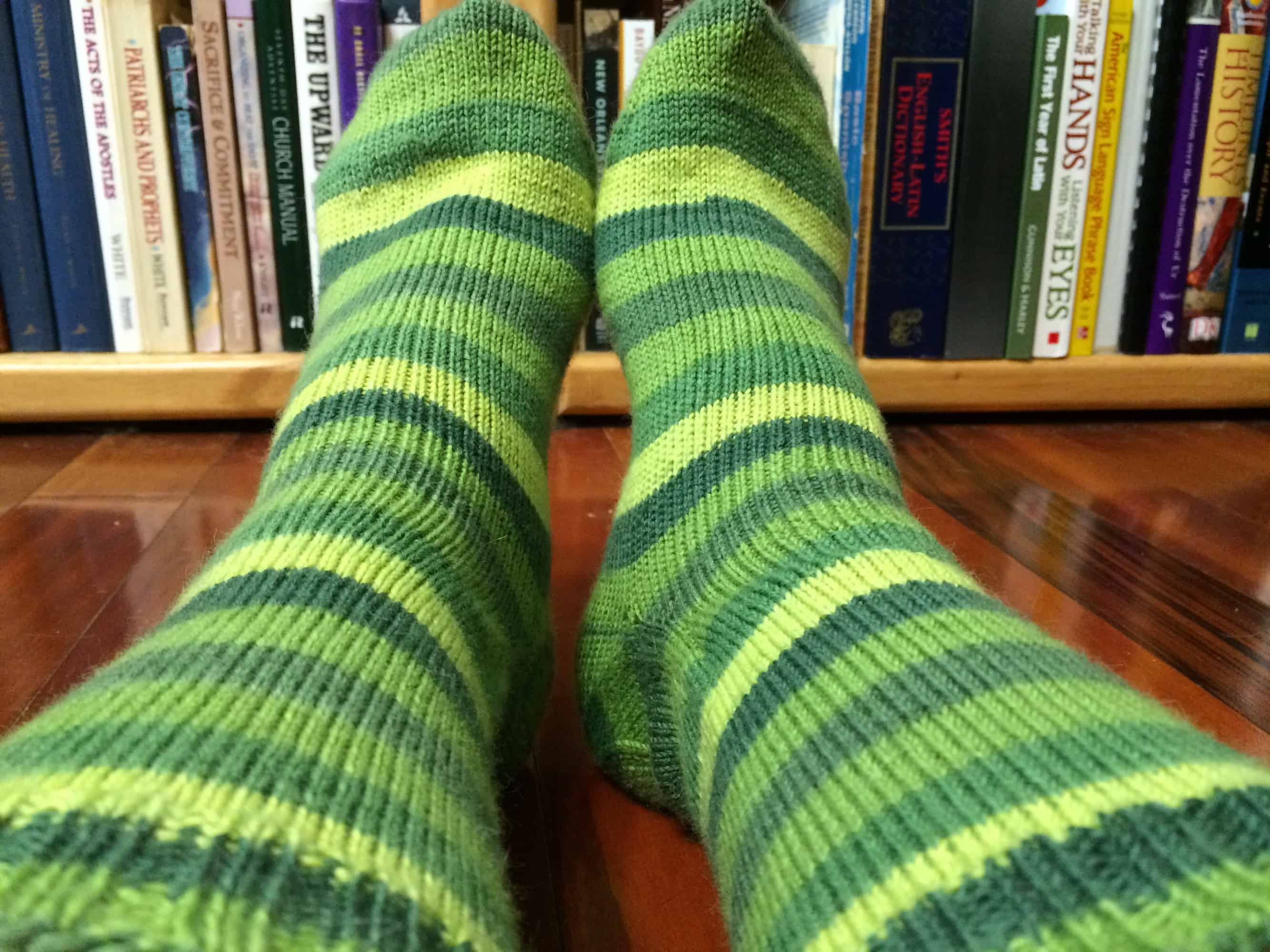 Wearing o’ the Green(e) Socks